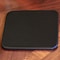 Dacasso Black Leatherette Square Coaster for Glass Tabletop AG-1051 - alternate 4